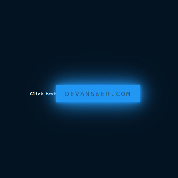 Blue Light Effect for HTML Texts