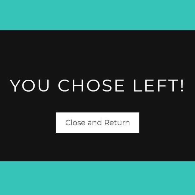 Choice Selection Popup