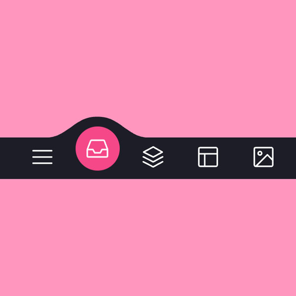 Dynamic Stylish Menu Code with Hover and Click Effect