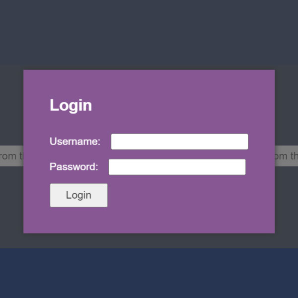 Login Form Popup Code with Flip Animation
