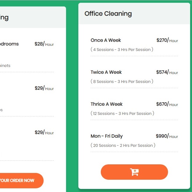 Multi-line Pricing Plans with Shipping Button Effect