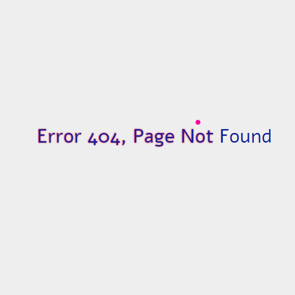 404 Page with Ball Movement on the Text