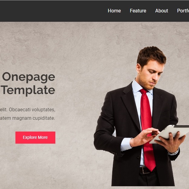 Quick - One Page Business HTML5 Template