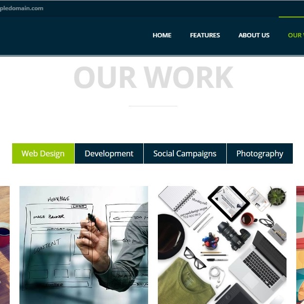 Responsive One Page Template
