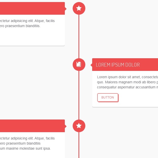 Responsive Timeline with Action Button