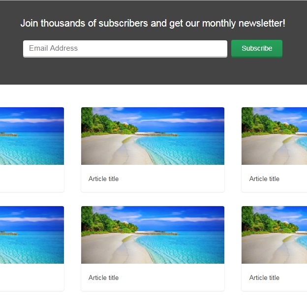 Simple Blog Template