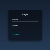 Dynamic Login Form Code with Shining Button