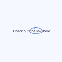 You can use this effect to better show the links. In this effect, by placing the mouse cursor on the link, a blue line is drawn around it.