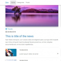 Magazine Blog Template