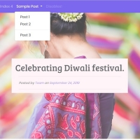 Multi Index Blog Template