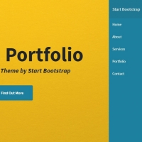 A beautiful and stylish portfolio theme with various sections and features for your website.