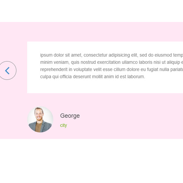 Users Comments Slider with Bootstrap