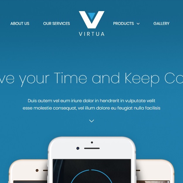 Virtua - Amazing Website Template for your App